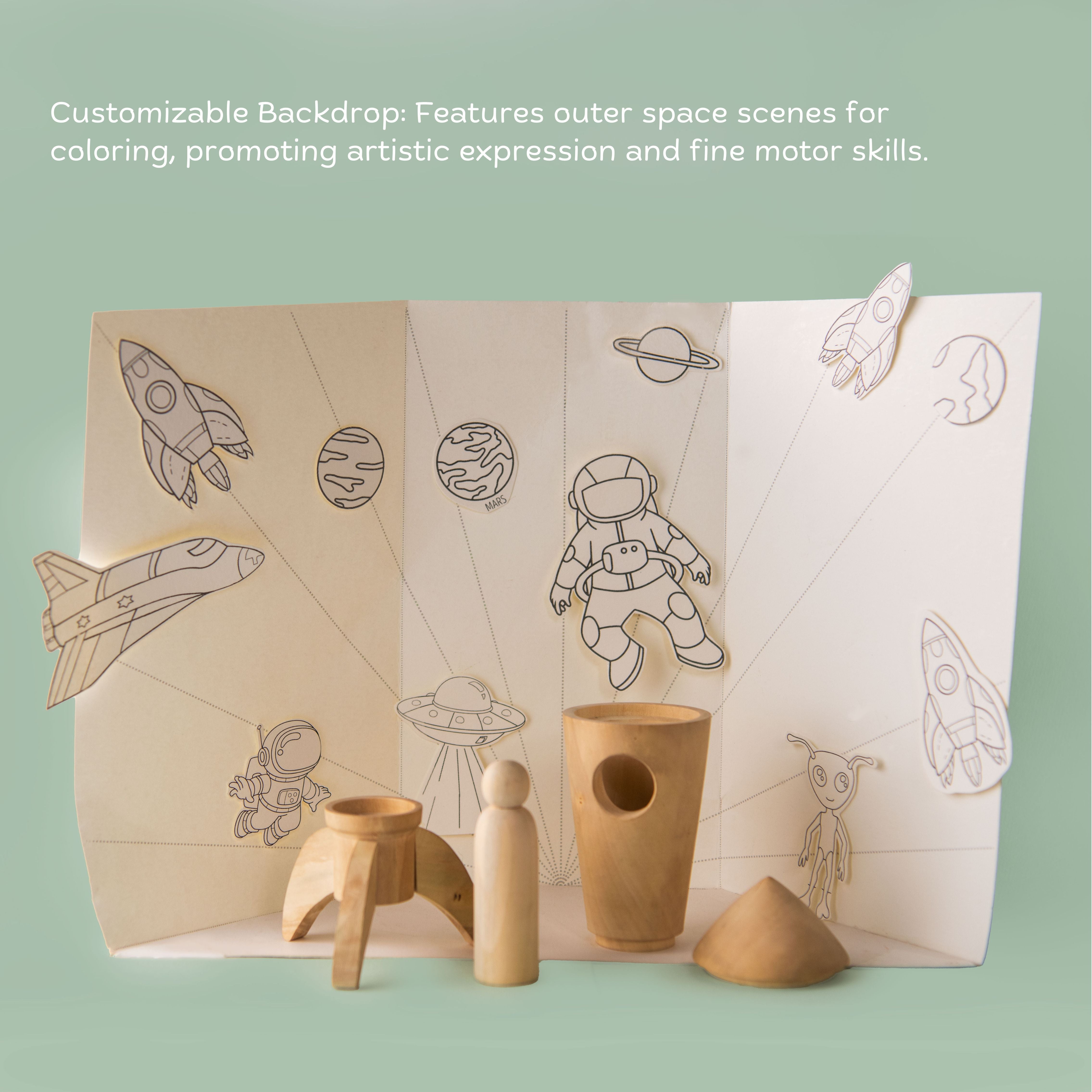 Space Adventure Rocket (DIY activity set) - DIY Activity - Indic Inspirations