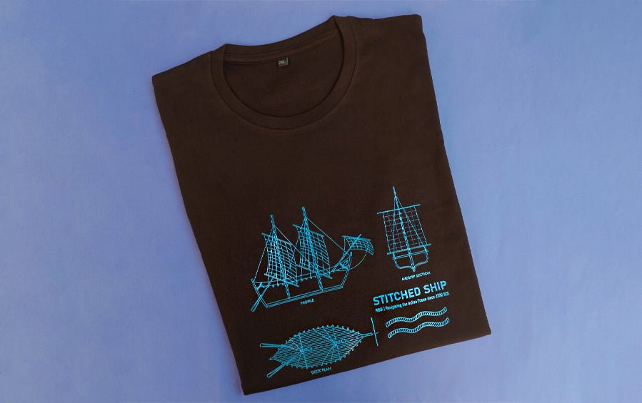 Stitched Ship | T-Shirt - T-shirts - Indic Inspirations