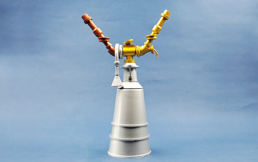 VIKAS Engine for PSLV, GSLV 1:25 Scale | 10" H - rocket models - Indic Inspirations