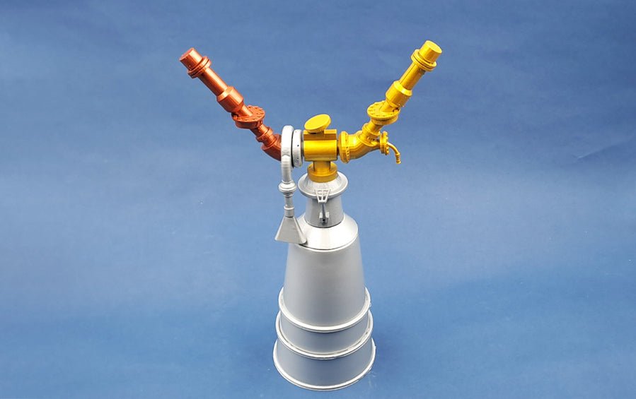 VIKAS Engine for PSLV, GSLV 1:25 Scale | 10" H - rocket models - Indic Inspirations