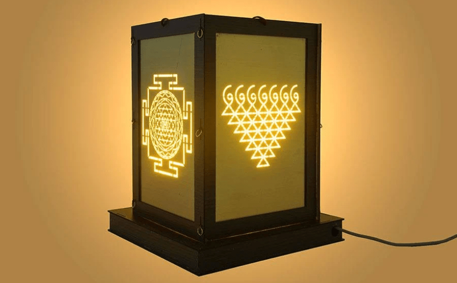 Yantra Table Lamp - Table Lamps - Indic Inspirations