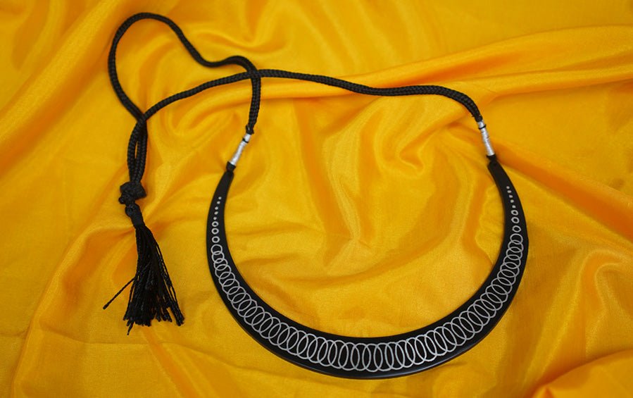 0 Inspired Bidri Necklace - Jewelleries - indic inspirations