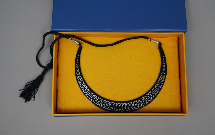 0 Inspired Bidri Necklace - Jewelleries - indic inspirations