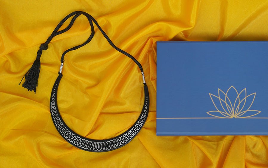 0 Inspired Bidri Necklace - Jewelleries - indic inspirations