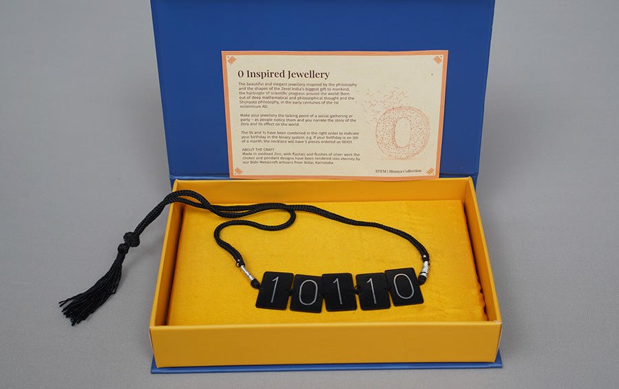 0 Inspired | Birthday in Binary! - Jewelleries - indic inspirations