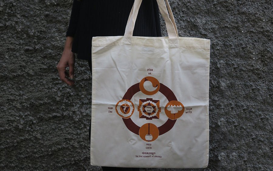 5 Elements Cloth Bag - Bags - indic inspirations