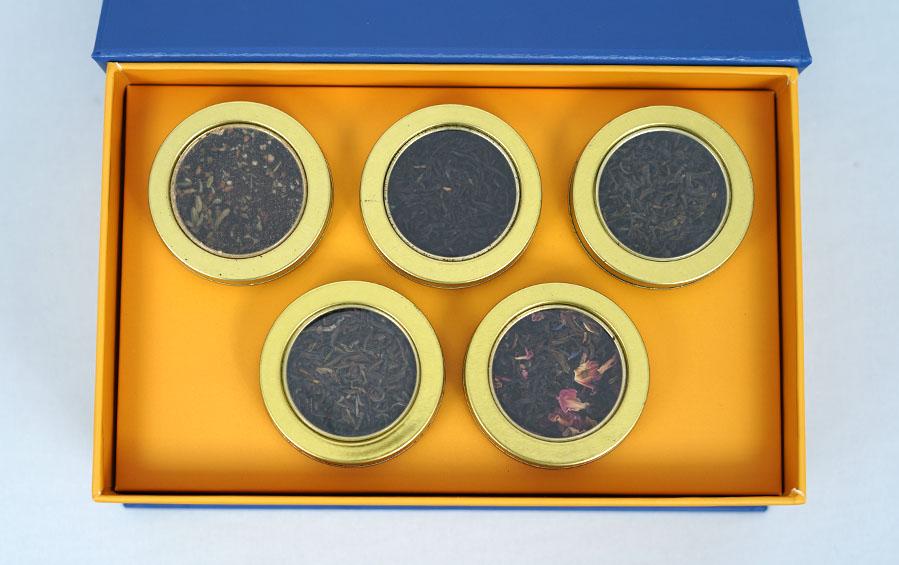 Adventures of Indic Teas - 5 Assorted Teas Gift Box - tea gift packs - indic inspirations