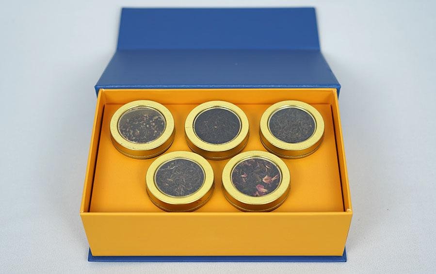 Adventures of Indic Teas - 5 Assorted Teas Gift Box - tea gift packs - indic inspirations