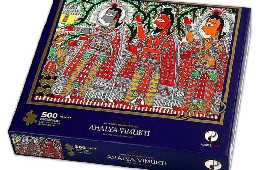 AHALYA VIMUKTI - 500 Pcs Jigsaw Puzzle - puzzles - indic inspirations