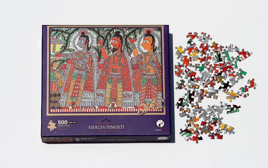 AHALYA VIMUKTI - 500 Pcs Jigsaw Puzzle - puzzles - indic inspirations