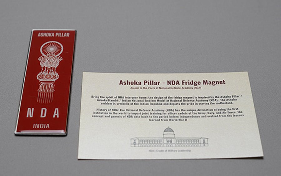 Ashoka Pillar - Fridge Magnet - military souvenirs - indic inspirations