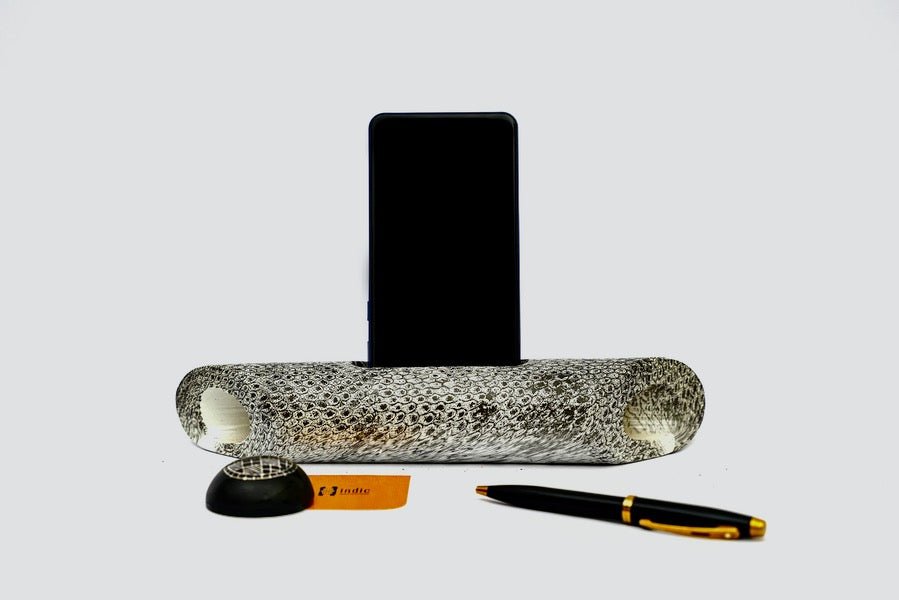 Bamboo Pattern Speaker Snake - Sound amplifier - indic inspirations