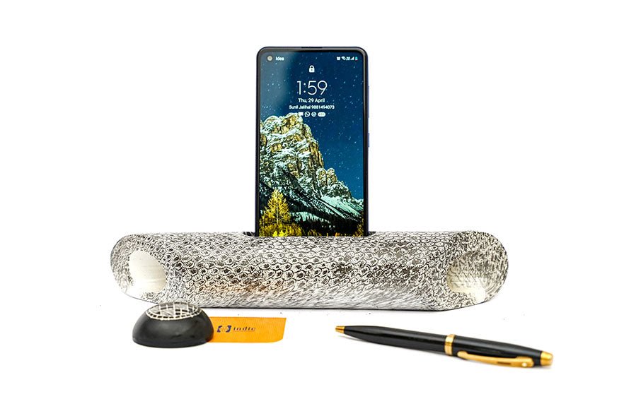 Bamboo Pattern Speaker Snake - Sound amplifier - indic inspirations