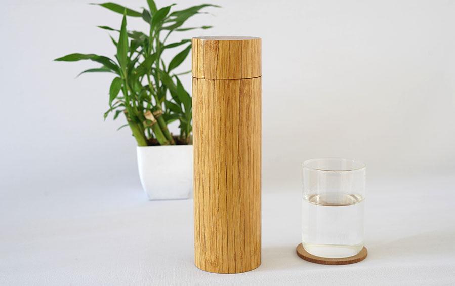 Bamboo Vacuum Flask - 500 ml - Flasks - indic inspirations