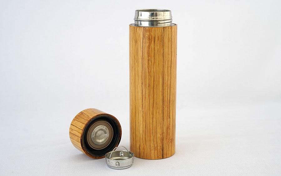Bamboo Vacuum Flask - 500 ml - Flasks - indic inspirations