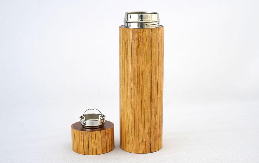 Bamboo Vacuum Flask - 500 ml - Flasks - indic inspirations