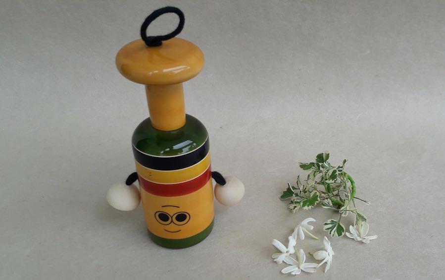 BELL RATTLE - Wooden Toys - indic inspirations