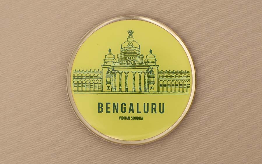 BENGALURU :: Vidhan Soudha Fridge Magnet - City souvenirs - indic inspirations