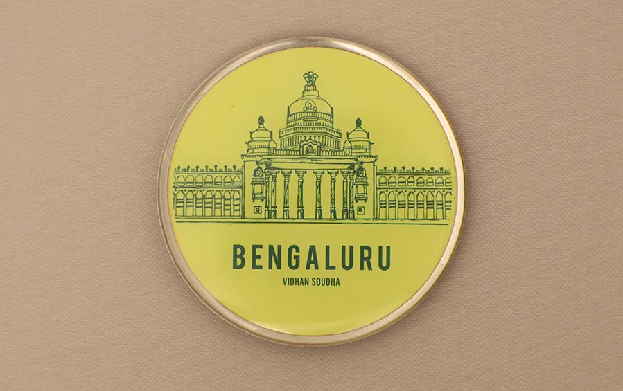BENGALURU :: Vidhan Soudha Fridge Magnet - City souvenirs - indic inspirations