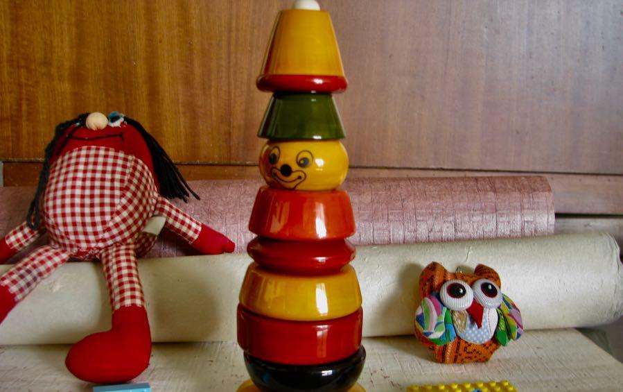 BIBBO - WOODEN STACKER - Wooden Toy - indic inspirations