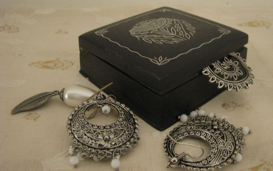 BIDRI JEWELLERY BOX - Small - Boxes - indic inspirations