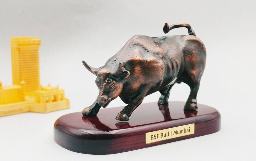 BSE Bull Metal Model | Mumbai - Desktop souvenirs - indic inspirations