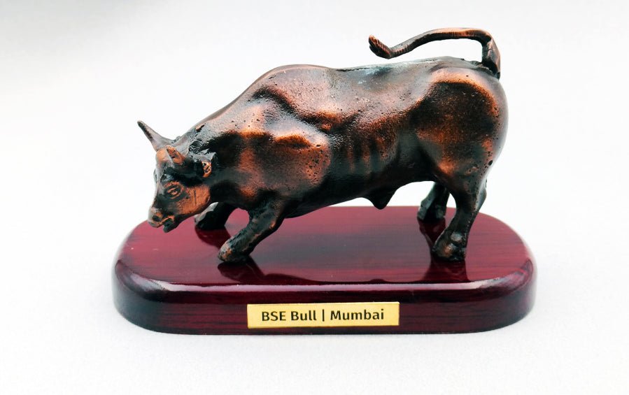 BSE Bull Metal Model | Mumbai - Desktop souvenirs - indic inspirations