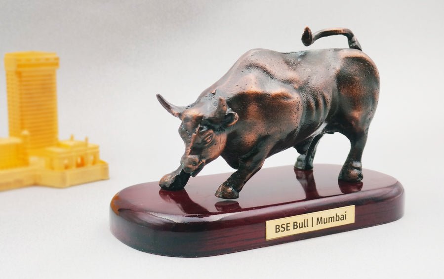 BSE Bull Metal Model | Mumbai - Desktop souvenirs - indic inspirations