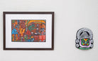 Celebration of Life | Santhal Painting | A4 Frame - paintings - indic inspirations