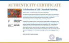Celebration of Life | Santhal Painting | A4 Frame - paintings - indic inspirations