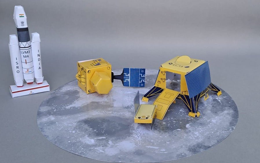 Chandrayaan 3 Artefacts | DIY Kit | Paper Models - Paper Models - indic inspirations