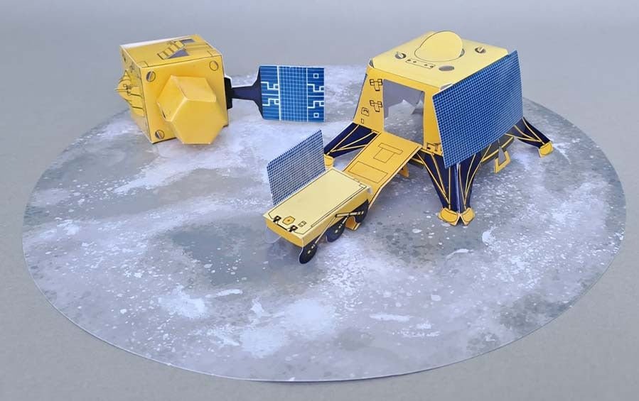 Chandrayaan 3 Artefacts | DIY Kit | Paper Models - Paper Models - indic inspirations