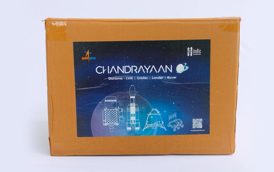 Chandrayaan 3 Diorama | 4 artefacts - rocket models - indic inspirations