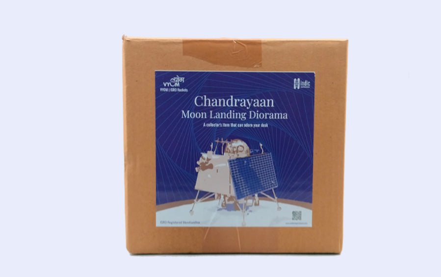 Chandrayaan 3 | Vikram Lander & Pragyaan Rover Scale Models - rocket models - indic inspirations