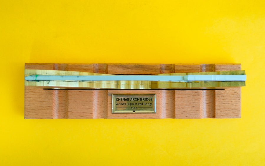 Chenab Bridge | Pens Organiser - Desk Organizers - indic inspirations