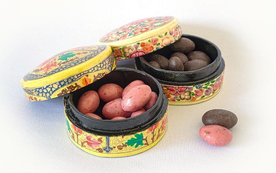 Chocolates in Floral Boxes - Set of 2 - Boxes - indic inspirations