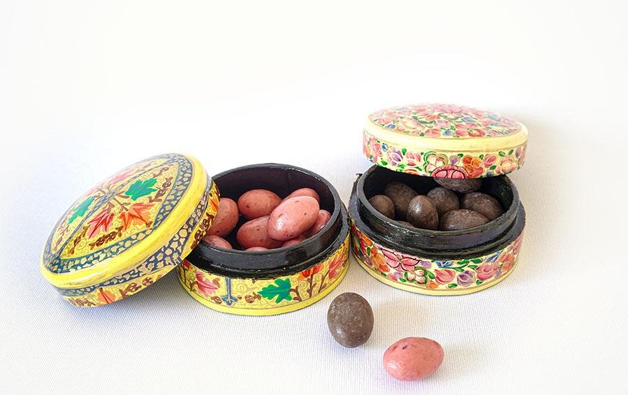 Chocolates in Floral Boxes - Set of 2 - Boxes - indic inspirations