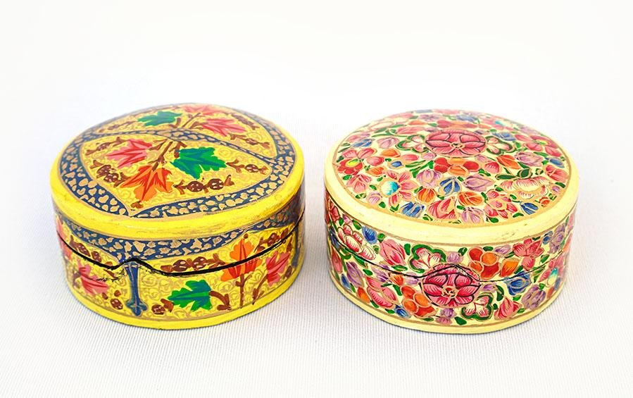 Chocolates in Floral Boxes - Set of 2 - Boxes - indic inspirations