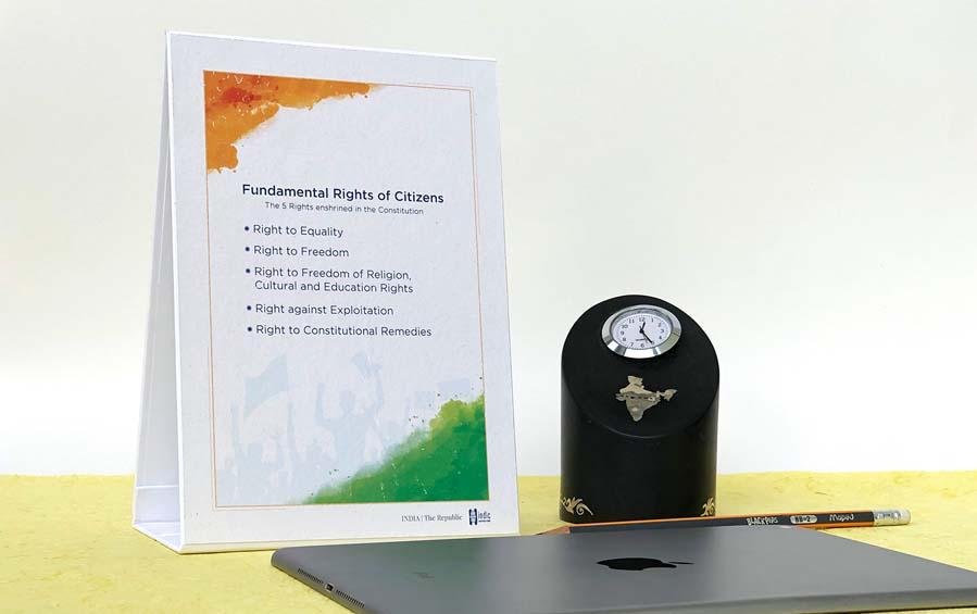 Citizens' Fundamental Rights Desk Plaque - Desk plaques - indic inspirations