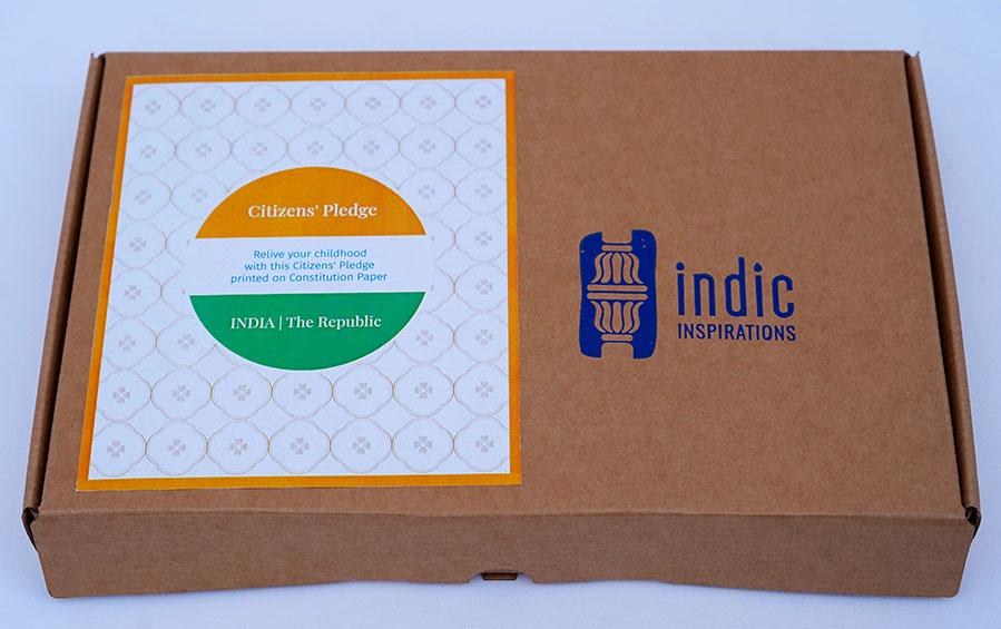 Citizens' Pledge - Desk Plaque - Desk plaques - indic inspirations