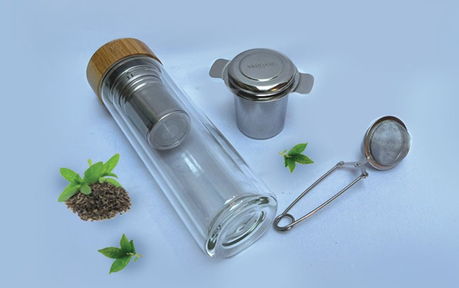 Compact Tea Maker + Infusers (Set of 3) - tea gift packs - indic inspirations