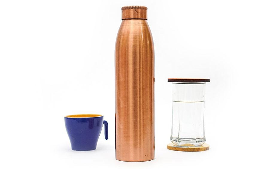 Copper Water Bottle - Water Bottles - indic inspirations