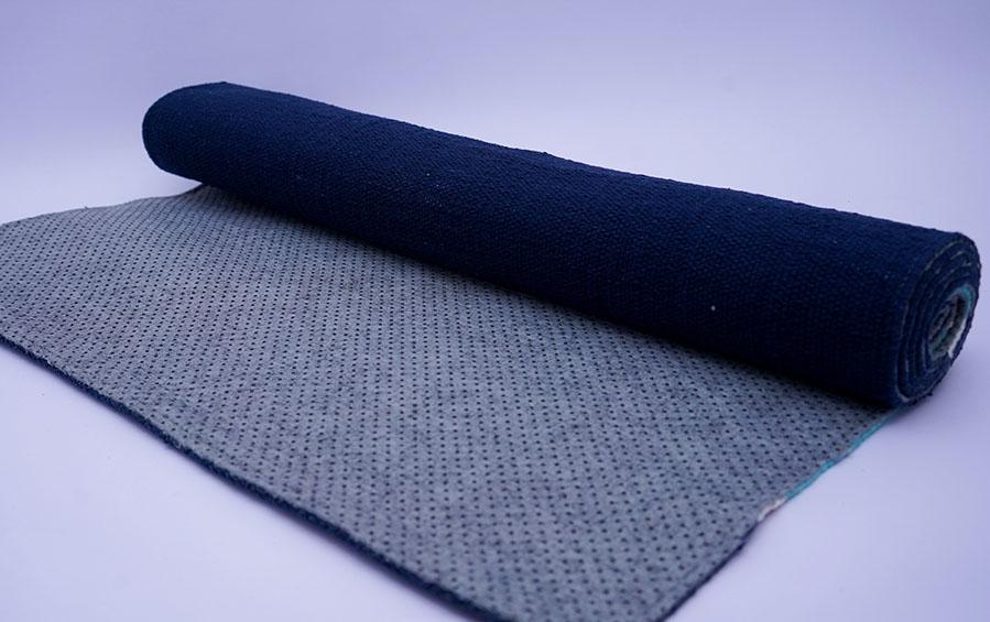 COTTON YOGA MAT - Blue - Yoga mats - indic inspirations