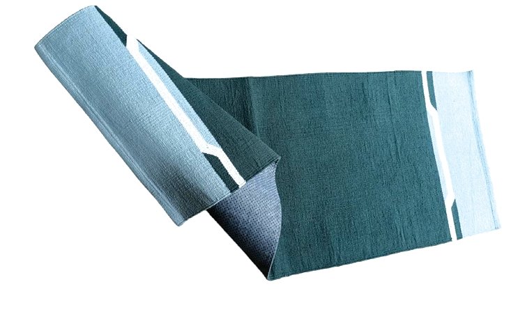 COTTON YOGA MAT - Turquoise Green - Yoga mats - indic inspirations