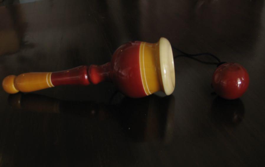 CUP & BALL (Big) - Wooden Toy - indic inspirations