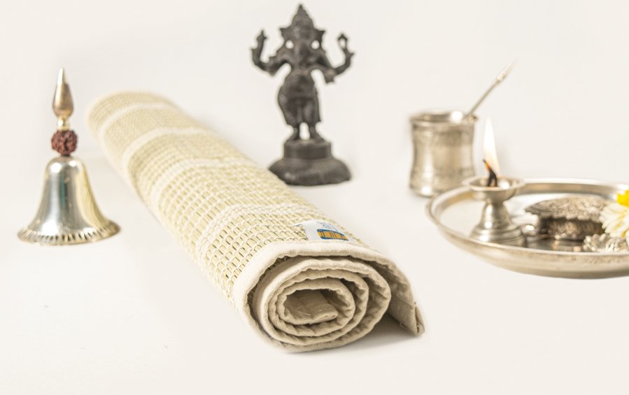 DARBHA POOJA MAT - Meditation mats - indic inspirations