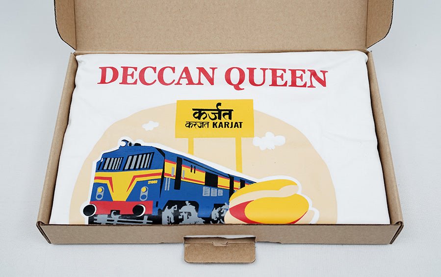 Deccan Queen | Karjat Wada Pav | TShirt - T-shirts - indic inspirations