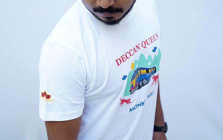 Deccan Queen | Monkey Hill | TShirt - T-shirts - indic inspirations