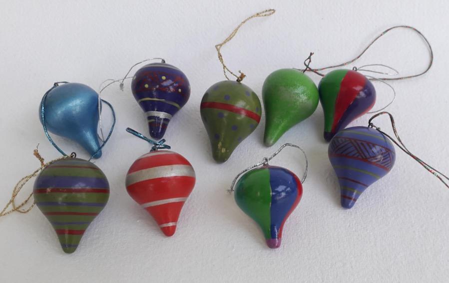 Decorative Drop Shaped Hangings Set of 9 - Décor hanging - indic inspirations