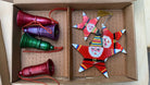 Decorative Hanging Santa Stars & Bells Set - Décor hanging - indic inspirations